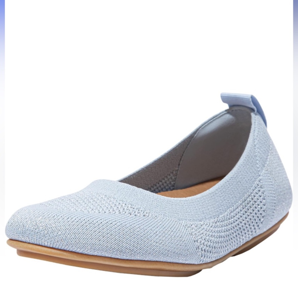 🎉NEW Filflop Allegro AiryKnit Ballet Flats Pale Blue Size 10